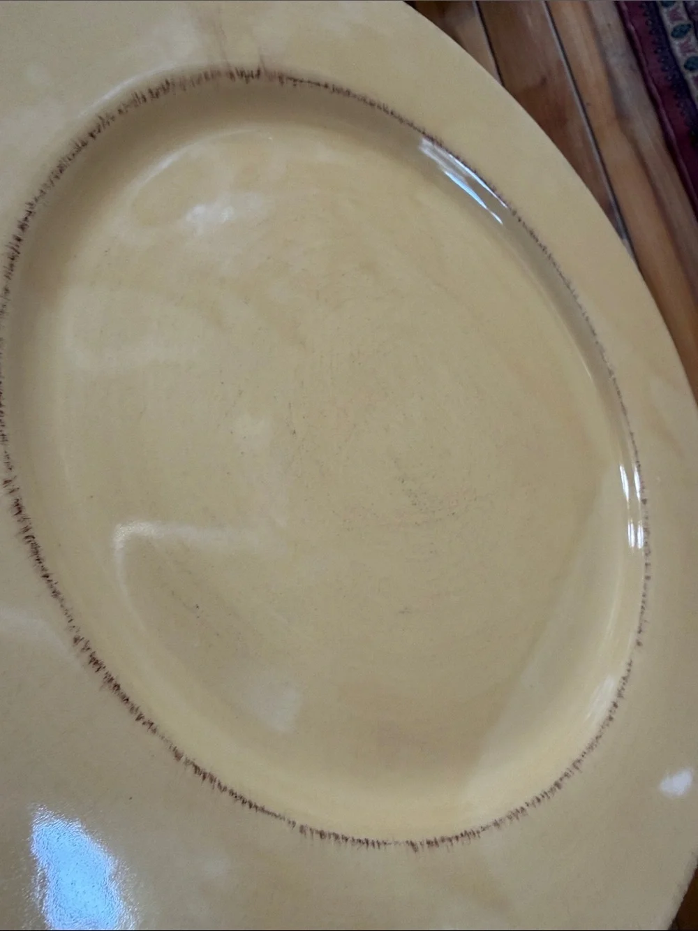 Pier 1 Toscana Gold serving platter. As Is!